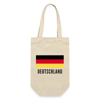 Deutschland  - Geschenkbeutel für Flaschen - Natur - Vorne