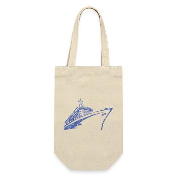 Cruise Ship Cruise Ship Luxury - Gift Bag for Bottles - nature - Front