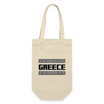 Greece Country Islands Hellas Symbol Gift - Gift Bag for Bottles - nature - Front