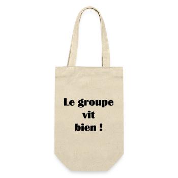 Le groupe vit bien ! - Sac à bouteille - nature - Devant