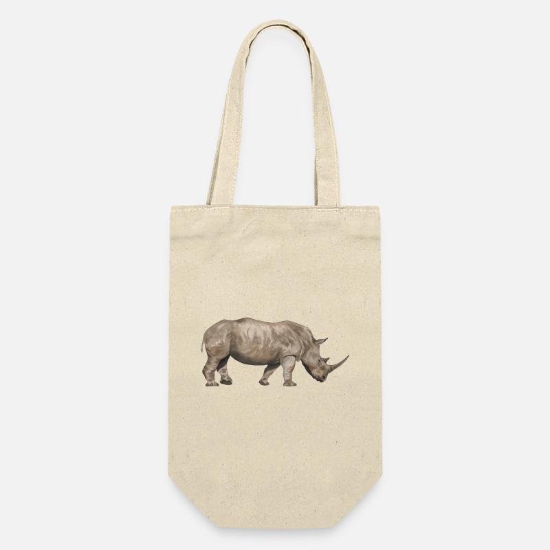 Rhinoceros from the side - Gift Bag for Bottles - nature