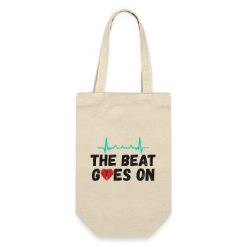 Open Heart Surgery - The beat goes on - Gift Bag for Bottles - nature - Front