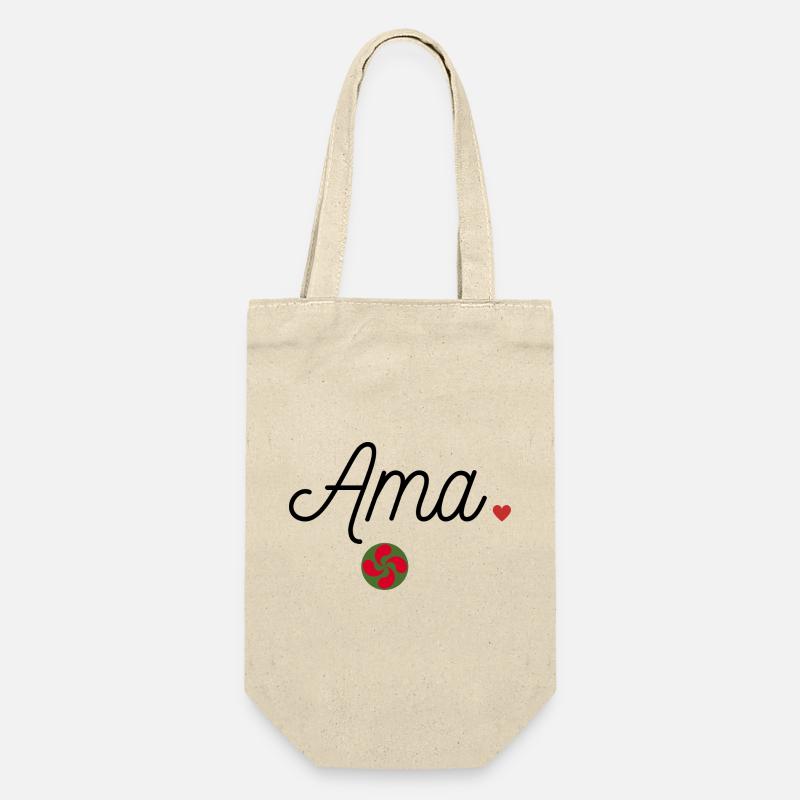 Ama et Lauburu. Maman en Basque - Sac à bouteille - nature