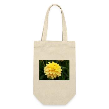 Dahlia fleur jaune, fleur - Sac à bouteille - nature - Devant