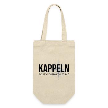 Koordinaten Kappeln - Geschenkbeutel für Flaschen - Natur - Vorne