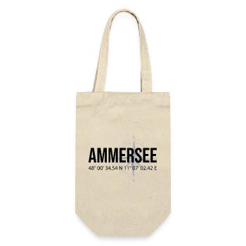 Koordinaten Ammersee - Geschenkbeutel für Flaschen - Natur - Vorne