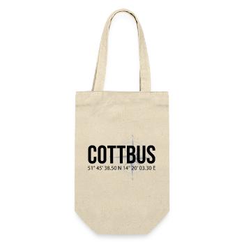Koordinaten Cottbus - Geschenkbeutel für Flaschen - Natur - Vorne