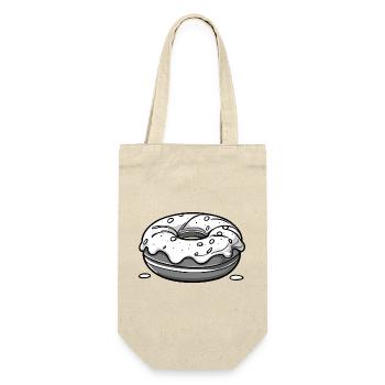 Beignet - noir - Sac à bouteille - nature - Devant
