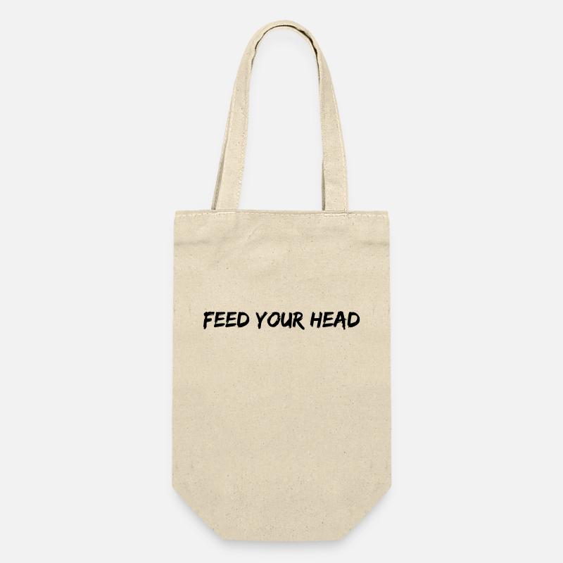FEED YOUR HEAD - Geschenkbeutel für Flaschen - Natur