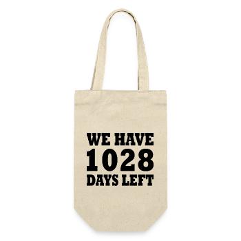 we have 1028 days left - Gift Bag for Bottles - nature - Front