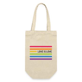 Mois de la fierté LGBT - Love is Love - Sac à bouteille - nature - Devant