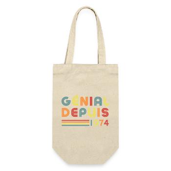 Awesome Since 1974 - Gift Bag for Bottles - nature - Front