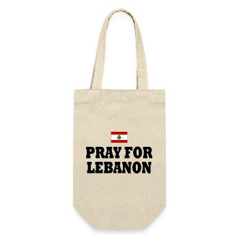 Pray for lebanon - Sac à bouteille - nature - Devant