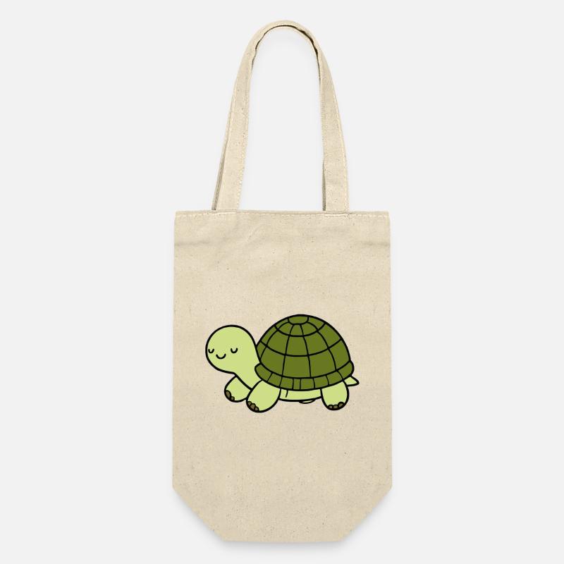 Schildkröte - Geschenkbeutel für Flaschen - Natur