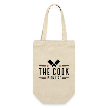 Cadeaux amusants pour les hommes qui aiment cuisiner - Sac à bouteille - nature - Devant
