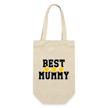 Best Mom - Mother's Day - Gift Bag for Bottles - nature - Front