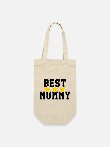 Best Mom - Mother's Day - Gift Bag for Bottles - nature