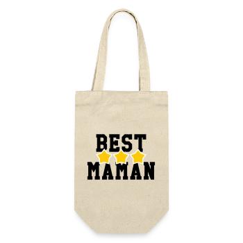 Best Mom - Mother's Day - Gift Bag for Bottles - nature - Front