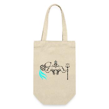 Alpha Aquarius Deluxe - Geschenkbeutel für Flaschen - Natur - Vorne