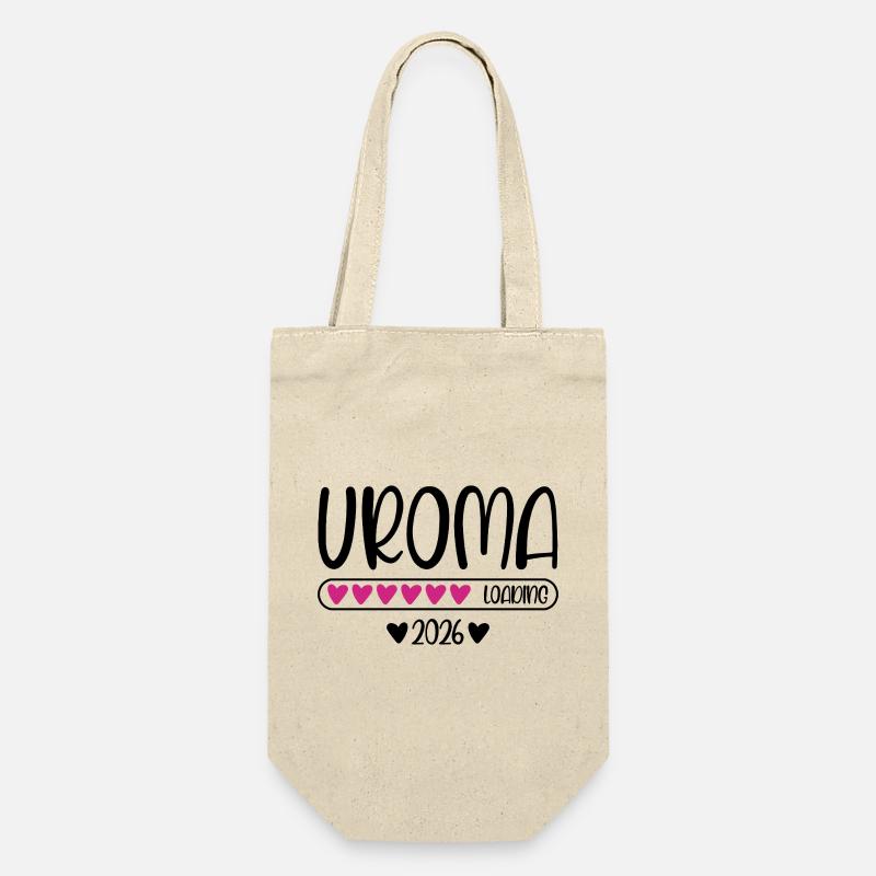 Uroma 2026 loading - Geschenkbeutel für Flaschen - Natur