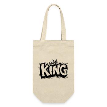 King Graffiti - Gift Bag for Bottles - nature - Front