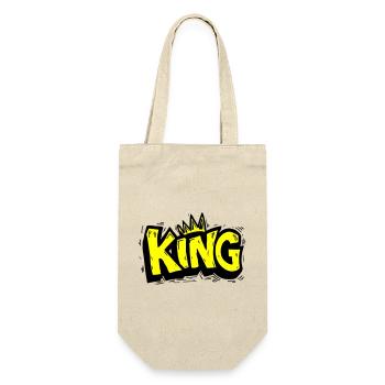Lettrage King Graffiti - Sac à bouteille - nature - Devant