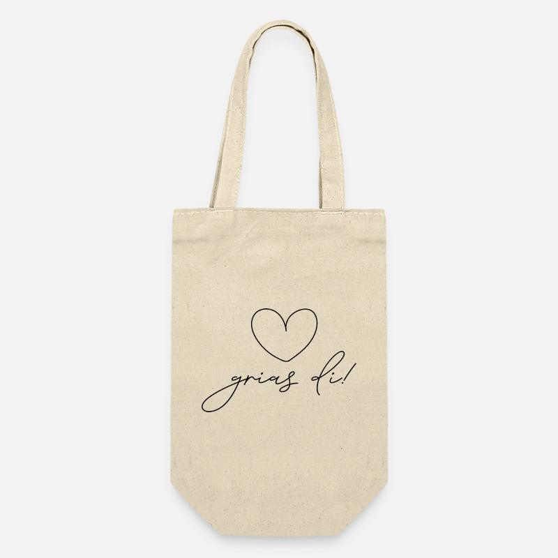 Hello you! - Gift Bag for Bottles - nature