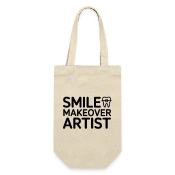 SMILE MAKEOVER ARTIST Conception Dentaire Professionnel - Sac à bouteille - nature - Devant