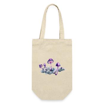 Purple mushroom cloud - Gift Bag for Bottles - nature - Front