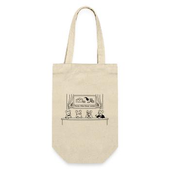 Mouse Mice Cheese Tax Lower - Gift Bag for Bottles - nature - Front