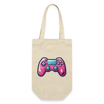 joueur, passion jeu vidéo, manette de jeu - Sac à bouteille - nature - Devant