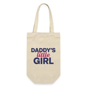 Design de la petite fille mignonne de papa - Sac à bouteille - nature - Devant
