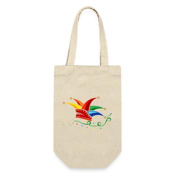 Streamers Confetti - Gift Bag for Bottles - nature - Front
