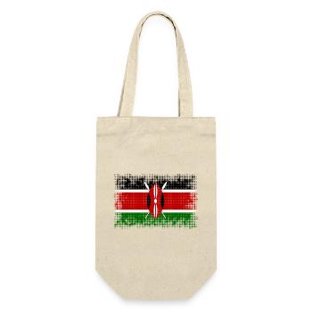 Flag Country Kenya - Gift Bag for Bottles - nature - Front