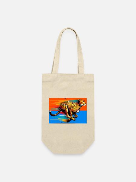 cheetah - Gift Bag for Bottles - nature