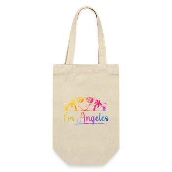 Los Angeles Palm Trees - Gift Bag for Bottles - nature - Front