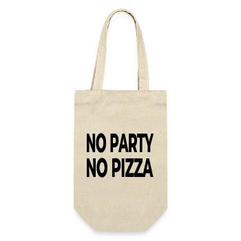 Party - Geschenkbeutel für Flaschen - Natur - Vorne