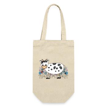 Cow - Gift Bag for Bottles - nature - Front