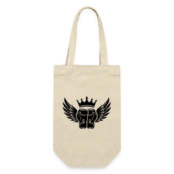 Symbole de la couronne des gants de boxe - Sac à bouteille - nature - Devant