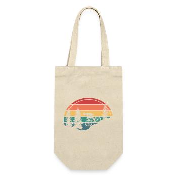 Bicycle Retro Gift Mountain Bike - Gift Bag for Bottles - nature - Front