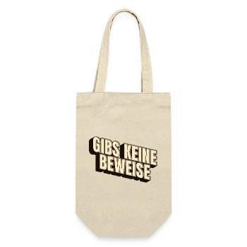 There is no evidence - Gift Bag for Bottles - nature - Front