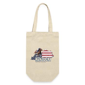 Kentucky Vereinigte Staaten Landkarte USA Souvenir - Geschenkbeutel für Flaschen - Natur - Vorne