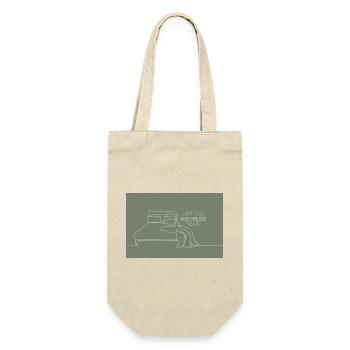 Il ne reste que 5 minutes d’humour de chambre - Sac à bouteille - nature - Devant