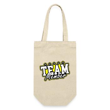 Team Member - Gift Bag for Bottles - nature - Front