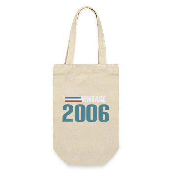 Tee 20 Years Space Born 2006 - Gift Bag for Bottles - nature - Front