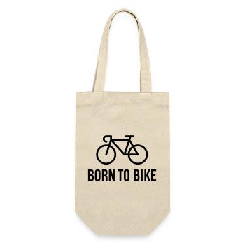 Born To Bike (Cycliste / Vélo / Vélo de route / B) - Sac à bouteille - nature - Devant
