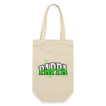 Papa est le meilleur néon - Sac à bouteille - nature - Devant