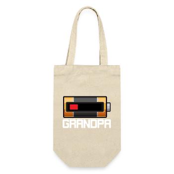 Retro Pixel Kamera Gadget - Geschenkbeutel für Flaschen - Natur - Vorne