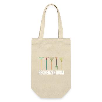 Rechenzentrum Gärtner Garten Gartenarbeit - Geschenkbeutel für Flaschen - Natur - Vorne