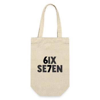 Six Seven - 67 - Meme - Basketball - 6-7 - Geschenkbeutel für Flaschen - Natur - Vorne